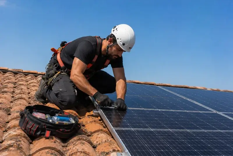 Maintenance et monitoring de panneaux solaires à Hagetaubin